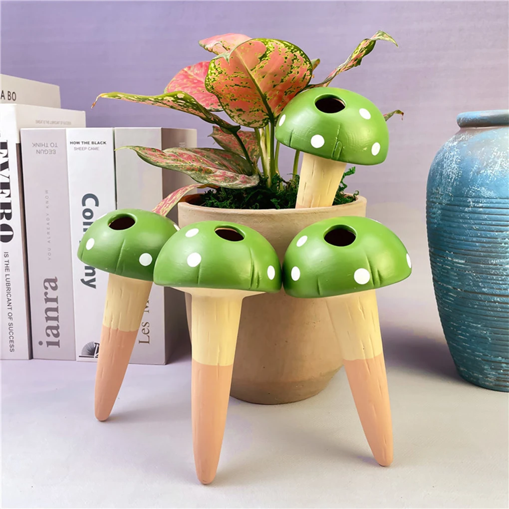 

Mushroom-shaped Watering Balls For Auto Watering Plants And Practical 4 Cute 1