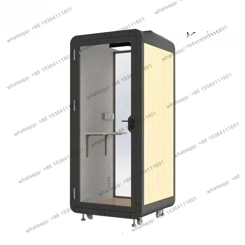 

Съемная звукоизоляционная подвижная бесшумная вокальная будка с системой вентиляции, капсулы для частного телефонного звонка, офисная телефонная будка