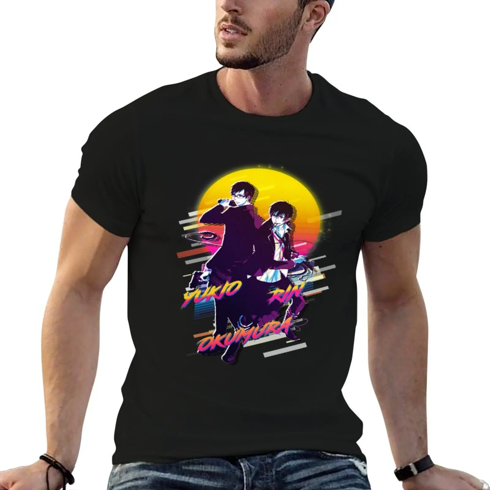 

Rin Okumura and Yukio Okumura T-Shirt plus sizes customs men workout shirt