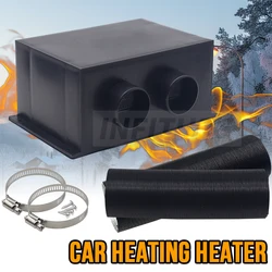 Car Heater Fast Heating 12V/24V 300W 2 Holes Air Fan Parking Heater Window Windshield Demister Defroster For Auto Car Truck Van
