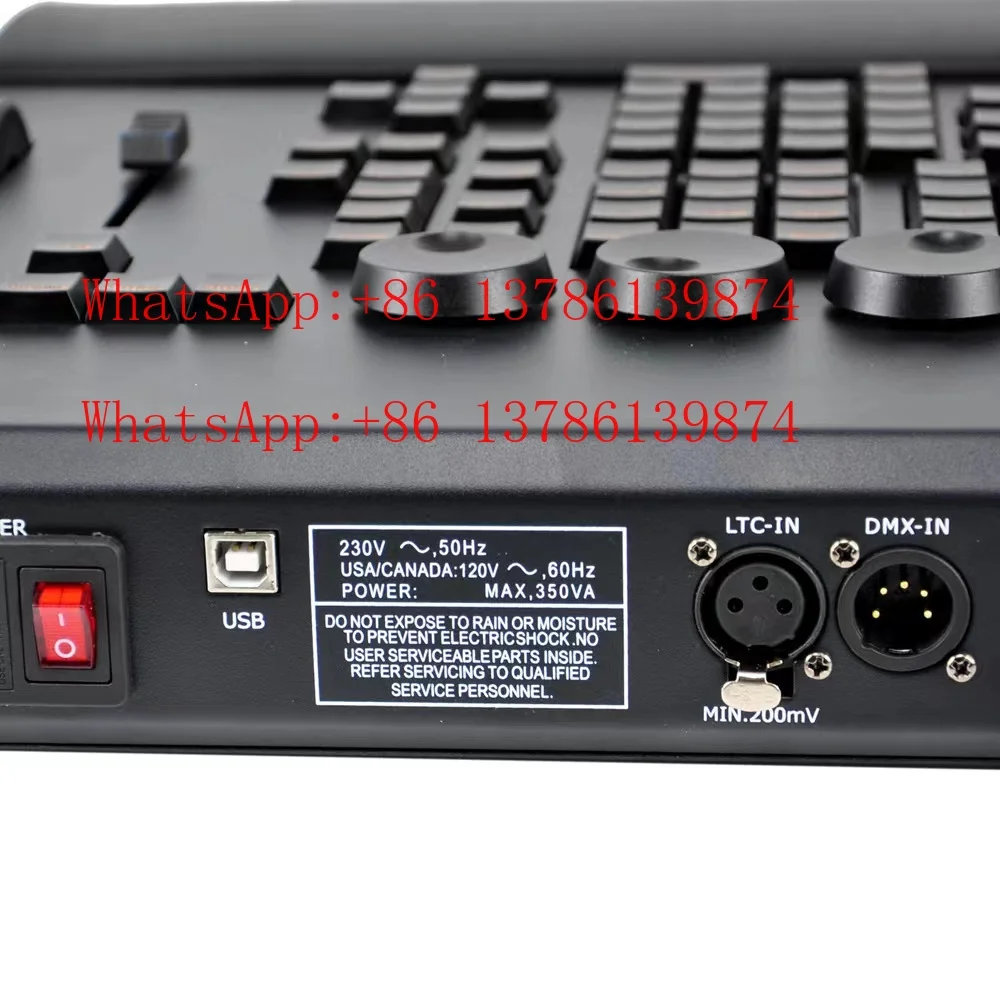 Grand MA DMX Lighting Console Black Horse Command Wing PC Controller with Flight Case for Stage DJ