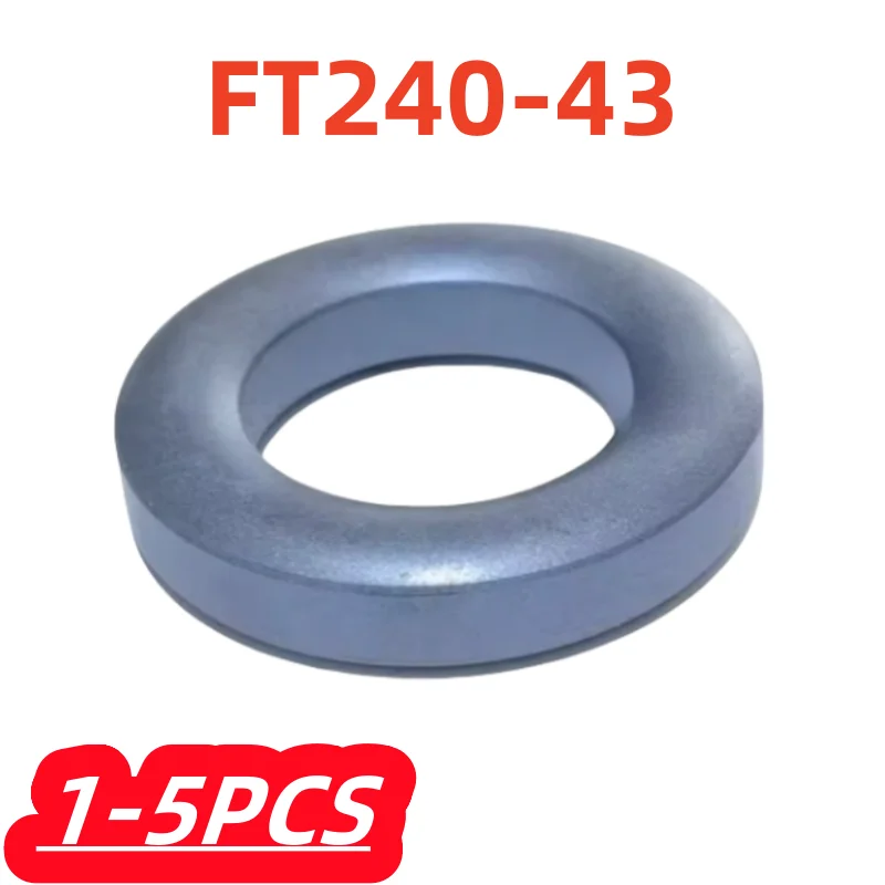 1-5Pcs/lot 100% New FT240-43 FT-240-43 American RF Ferrite Magnetic Ring Shortwave Antenna Balun Magnetic Core Original