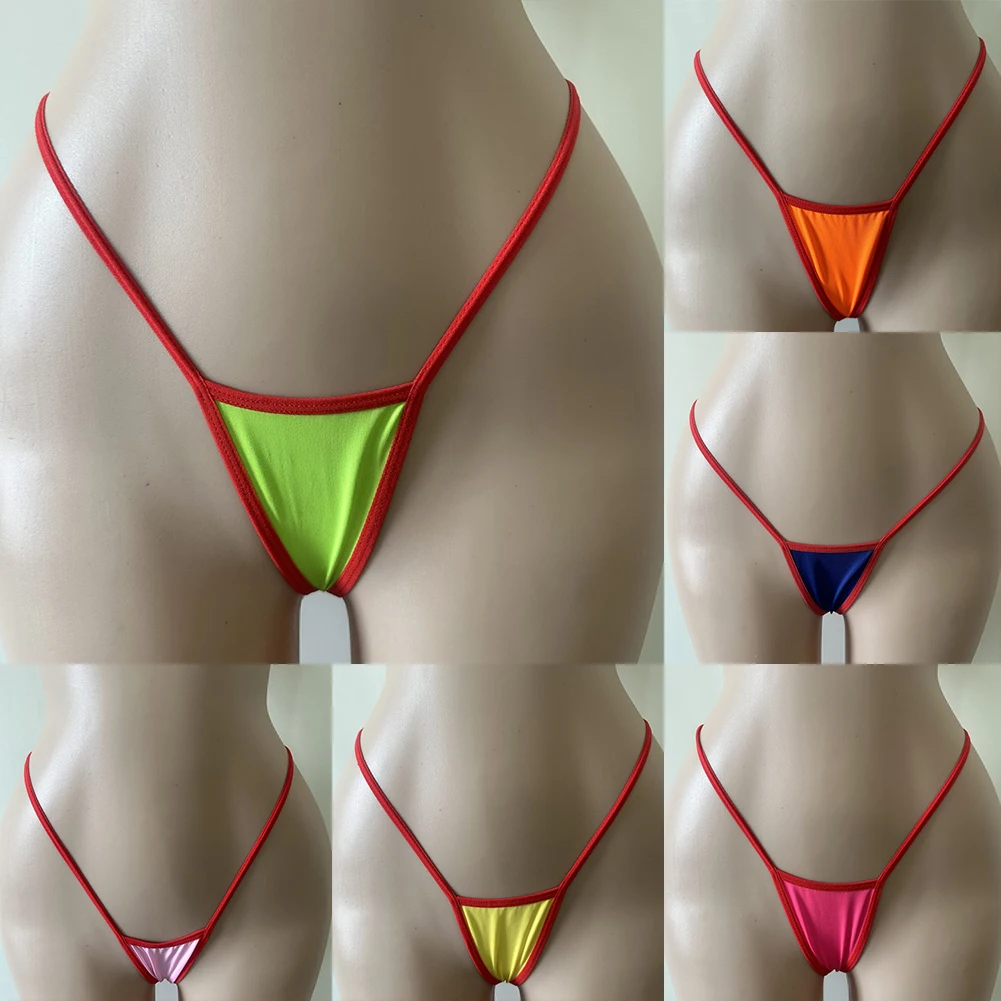 Mulheres sexy minúsculo g-string briefs baixo aumento t-back tangas cuecas femininas mini calcinha senhoras lingerie erótica porno roupa interior
