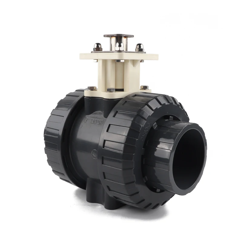 High-Endurance DN80 Electric Ball Valve High Quality UPVC Plastic Valve Bodies from Junzhou CN OEM and ODM Available