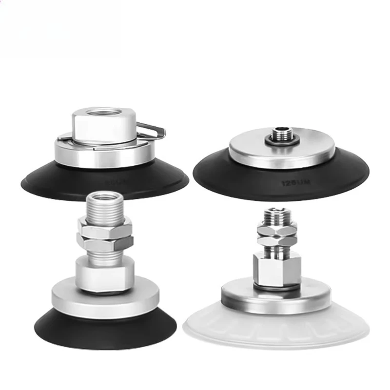 

ZP3E-T32 T40 T50 Black Rubber Heavy Duty Pneumatic Industrial Vacuum Suction Cup Sucker 4pcs