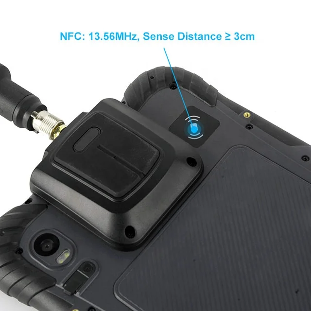 RDC80 IP67 GNSS NFC LTE 6 Go de RAM 128 Go de ROM Android 13 Utilisation d'arpentage de tablette robuste industrielle