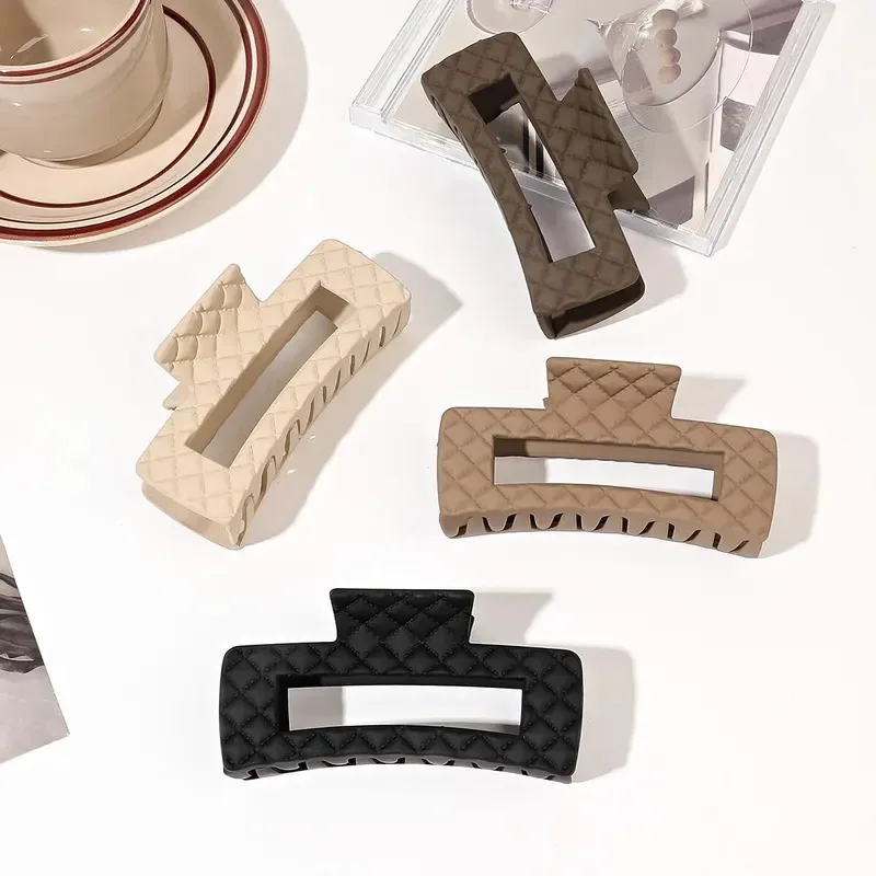 4 Pcs Big Hair Claw Clips for Women and Girls, Big Strong Hair Clips for Thick Thin Hair, Hair Jaw Clips Nonslip ,Warm Color image 2