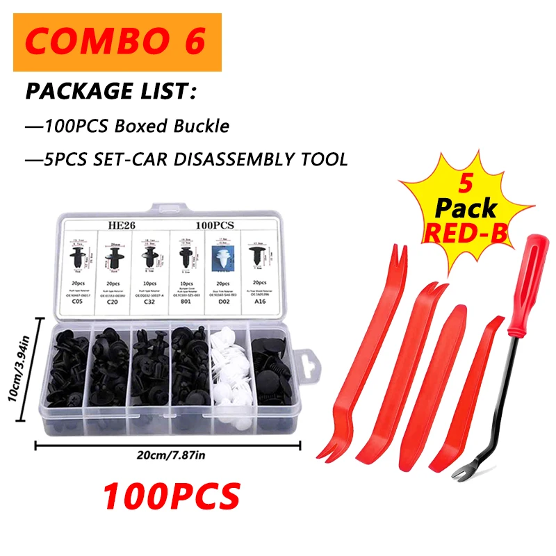 Auto Handgereedschap Set Auto Demontage Gereedschapsset Stereo Reparatie DVD Reparatie Tool Dashboard Removal Tool Interieur Plastic Trim Panel