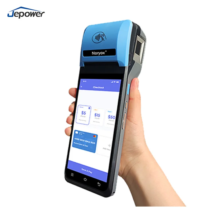 

Считыватель NFC-карт Android, портативная POS-система с Bluetooth и USB, сканер штрих-кодов 58 мм