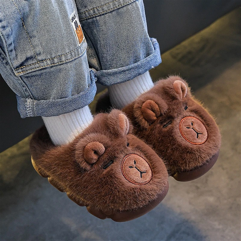 Chinelos de Algodão Quentes pa - Kids Indoor Outdoor Slippers avaliação e preço