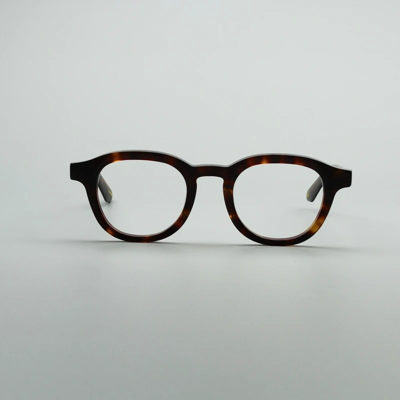 Occhiali da sole polarizzati da uomo vintage di lusso Dahven Occhiali con montatura ovale in acetato 2024 Occhiali da vista con paralume per lenti UV400 alla moda per la guida