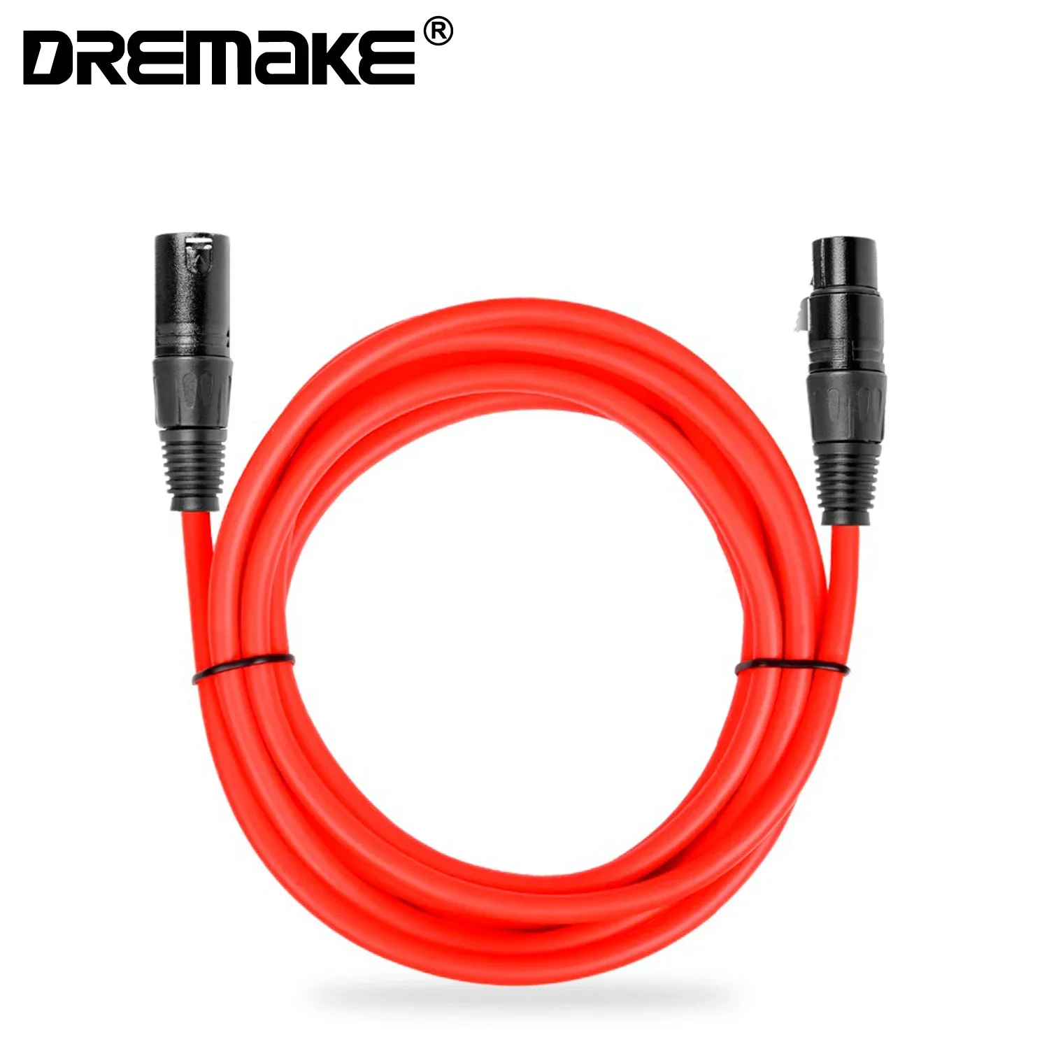 

DREMAKE Pro Audio XLR Cable Cord 3Pin XLR Male to XLR Female Balanced Speaker Cable For Microphone Stage Live & Sound Amplifier
