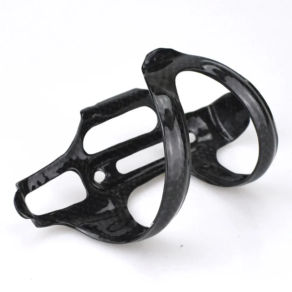 3K Carbon Fiber Bike Water Bottle Holder Right Side Open Bicycle Water Bottle Cages Drink Bracket Cycling-Accessories