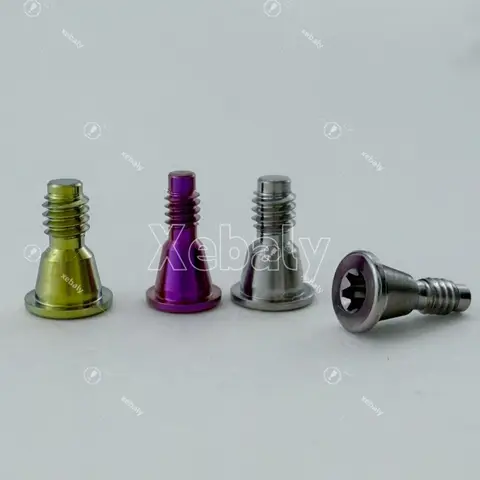 20pcs For Nobel Screw Procedure Equipment Dental Implant Composite Sealing Screw Accessories Torque Mini Regular