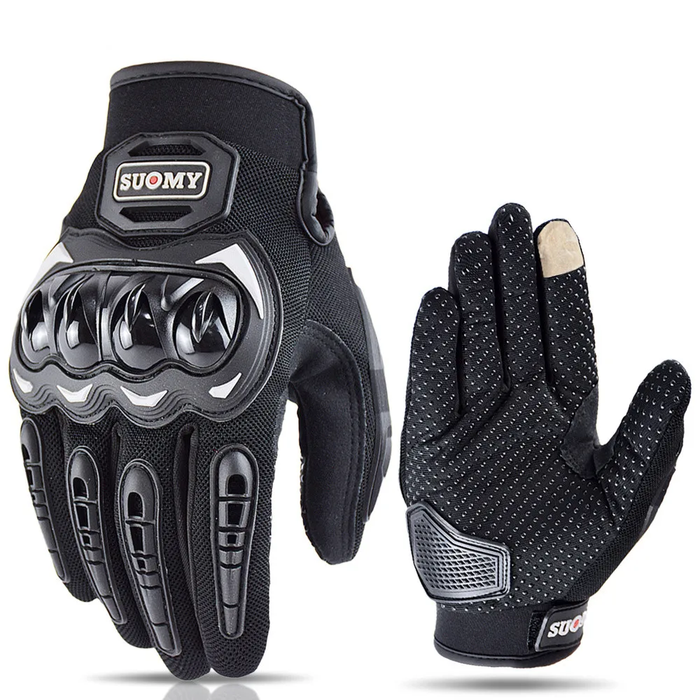 Suomy Motorhandschoenen Zomer Mesh Ademende Moto Handschoenen Heren Dames Touchscreen Motocross Handschoenen Touchscreen Fietshandschoenen
