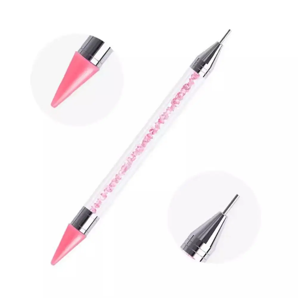 الاكريليك حجر الراين المنتقى التنقيط القلم أحمر أخضر أزرق المزدوج نهاية نقطة الحفر القلم DIY بها بنفسك أداة زخرفة حجر الراين جوهرة المنتقى الحرف