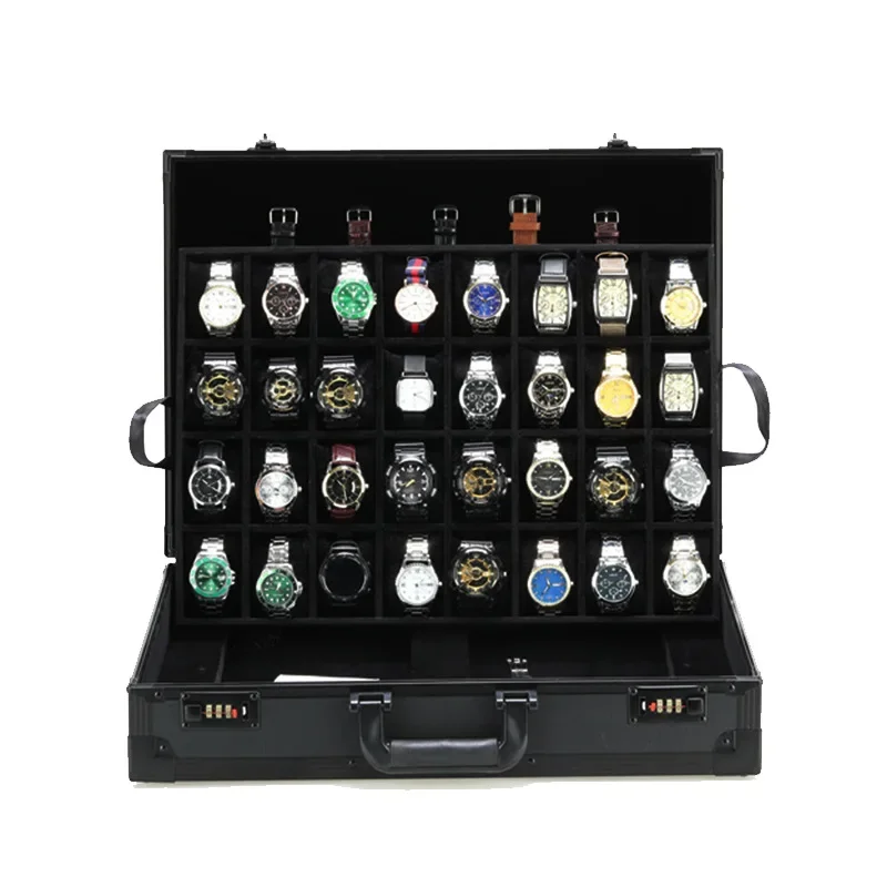 Aluminum alloy watch box 18-bit 21-bit 24-bit 32-bit watch box