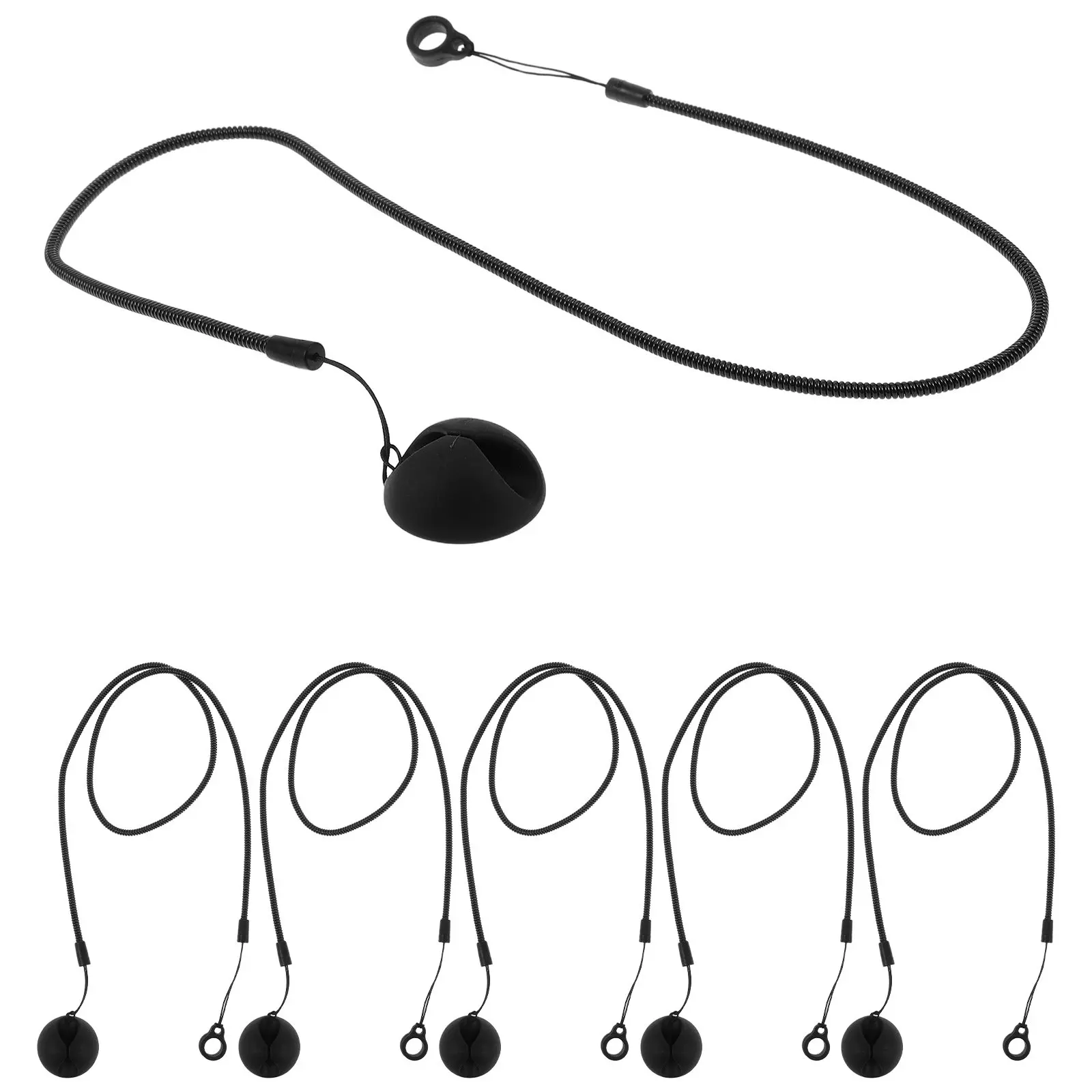 

Набор из 6 выдвижных стилусов с эластичным ремешком-фиксатором от потери, пружинным ремешком 17 дюймов и силиконовым основанием с кольцом 8 мм для планшетов, клипбордов и офиса