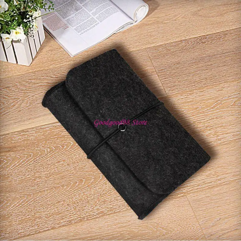 

Soft Felt Protective Sleeve Storage Bag for Charger Mouse Power Adapter W8EC