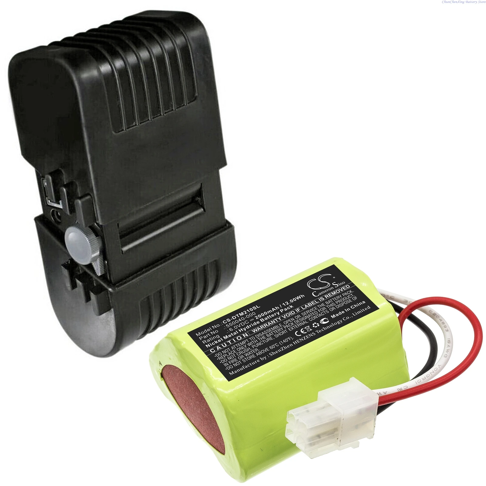

6.0V 2000mAh Portable Printer Battery 550040-000 for ONeil Microflash 2 +TOOL