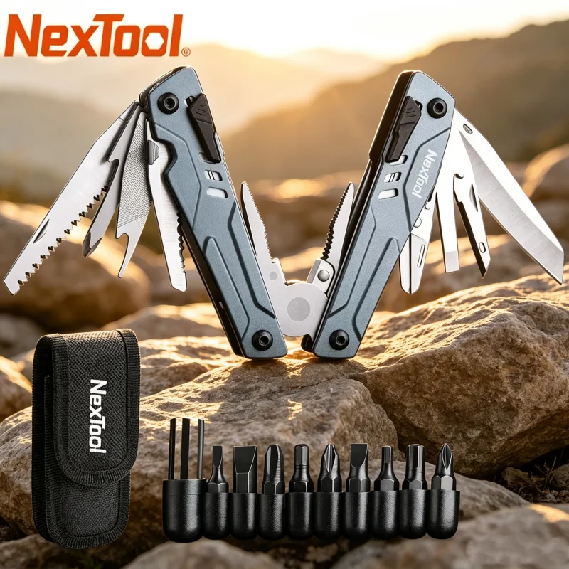 NexTool Sailor Pro 14 In 1 Folding Pliers Multitool Pocket Knife Tools Multifunctional Hand Tools Cable Camping Gear Multi-tools