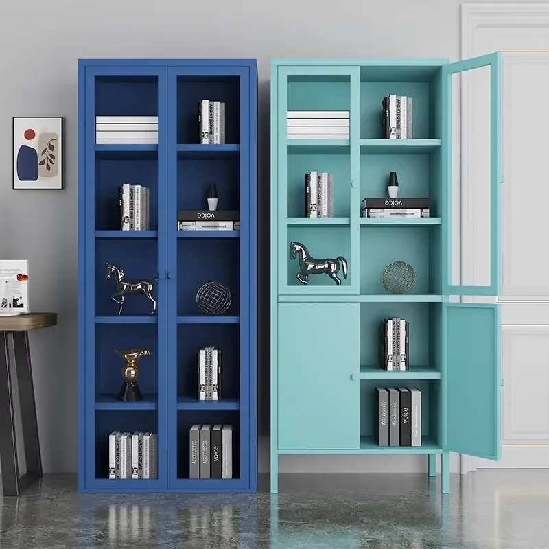 Modern space-saving living room furniture makes it convenient to use lockers for dining and books and magazines on the