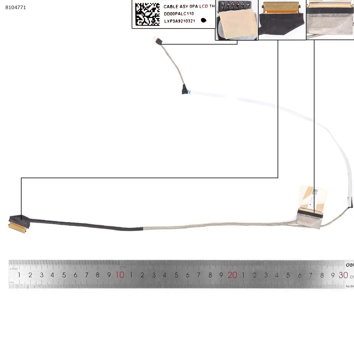 

LED Screen Cable for HP 14S-FR 14S-FQ 14-DQ 14-DR TPN-Q221 40Pin