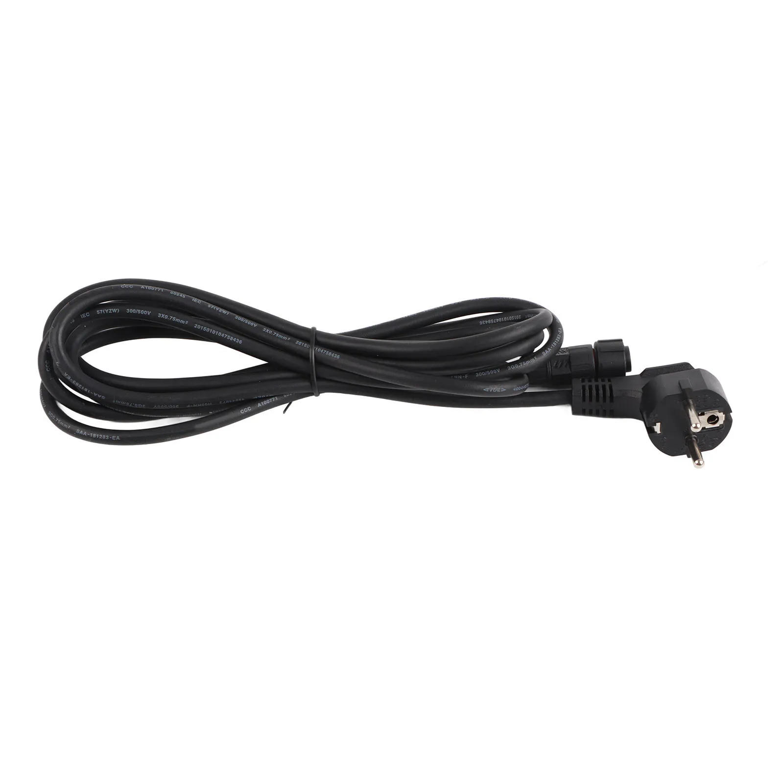 Power Supply Cord Cable 3 Meter Solar Energy Power Generation AC Power Cord for WVC 300 WVC 350 EU 220V Inverter Cable