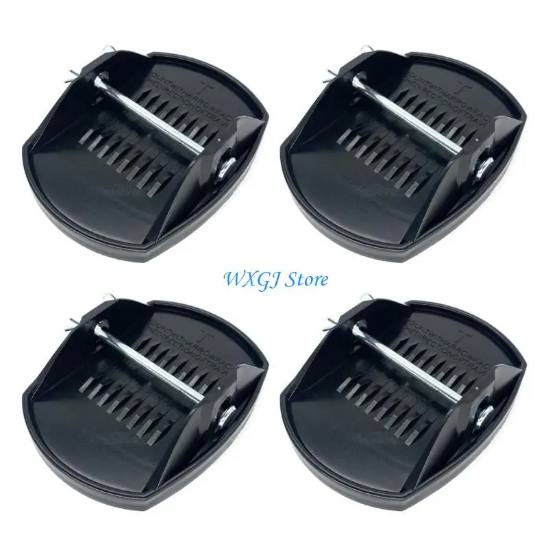 

37JE 4Pack Motorhome Leg Stabiliser Pads Enhanced Stability Secure Ground Placement