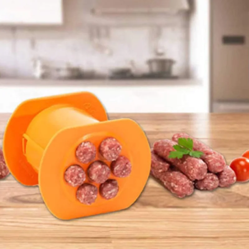 Máquina Manual para perros calientes, extrusora de tiras de carne, albóndigas para perros calientes, creación rápida de prototipos, utensilios de cocina DIY, fácil de limpiar, 1 ud.