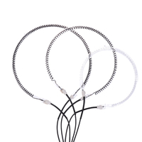 1pc 15/18/20cm 1200W 1200-1400W 1500W Baking Oven Heating Element Bulb Replacement Heating Element Bulb For Halogen Oven Cooker