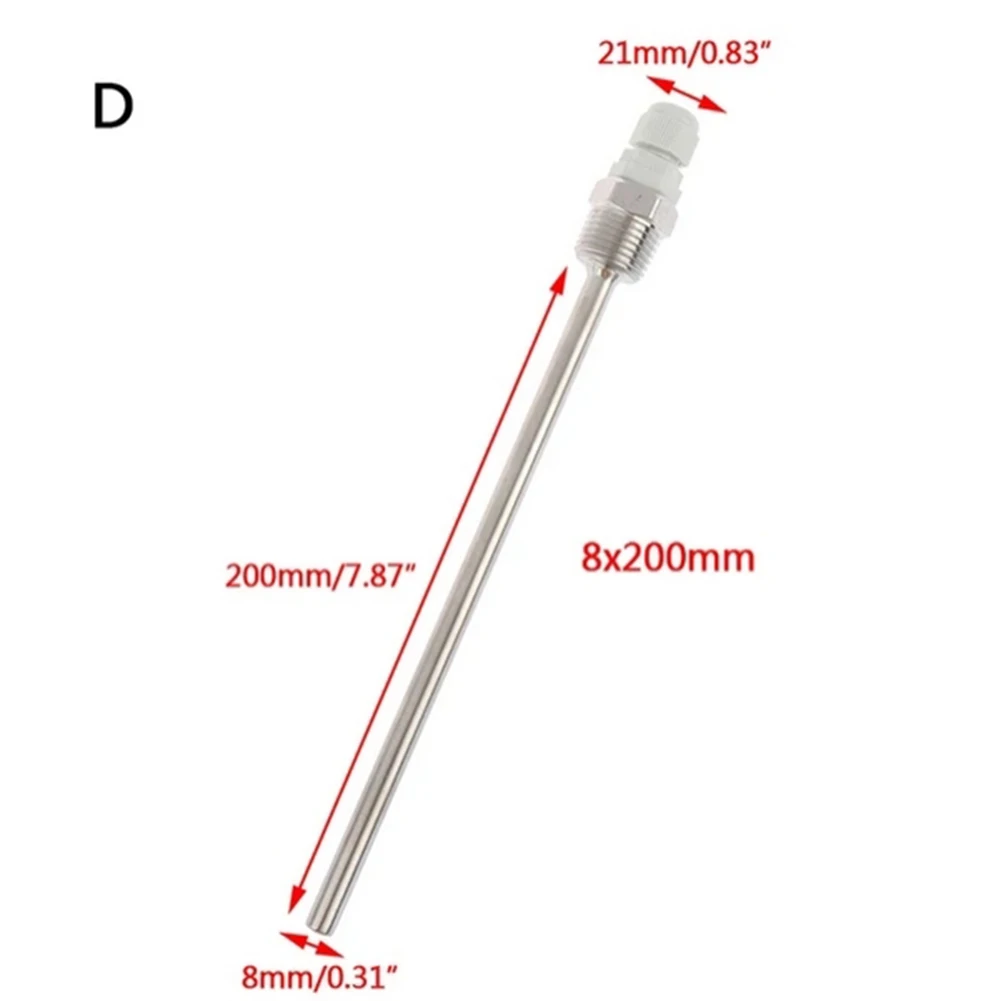 Imagem -04 - Roscas Therowell de para Sensores de Temperatura 50500 mm Npt Ajustes Diâmetro mm 1pc Aço Inoxidável