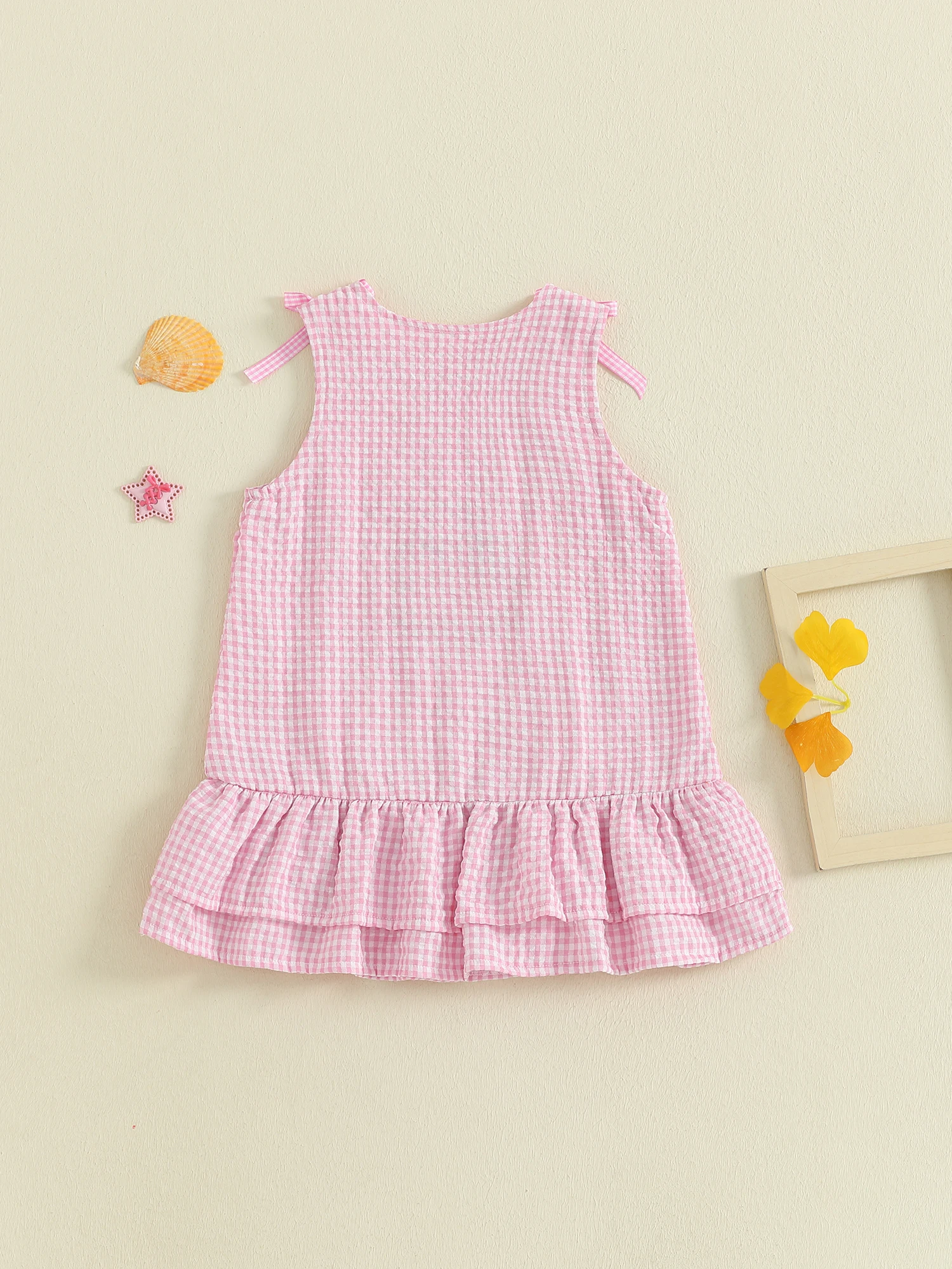 

Sweetheart Floral Print Ruffle Sleeve Dress Bow Tie Backless Princess Dress Summer Party Dress for Girls