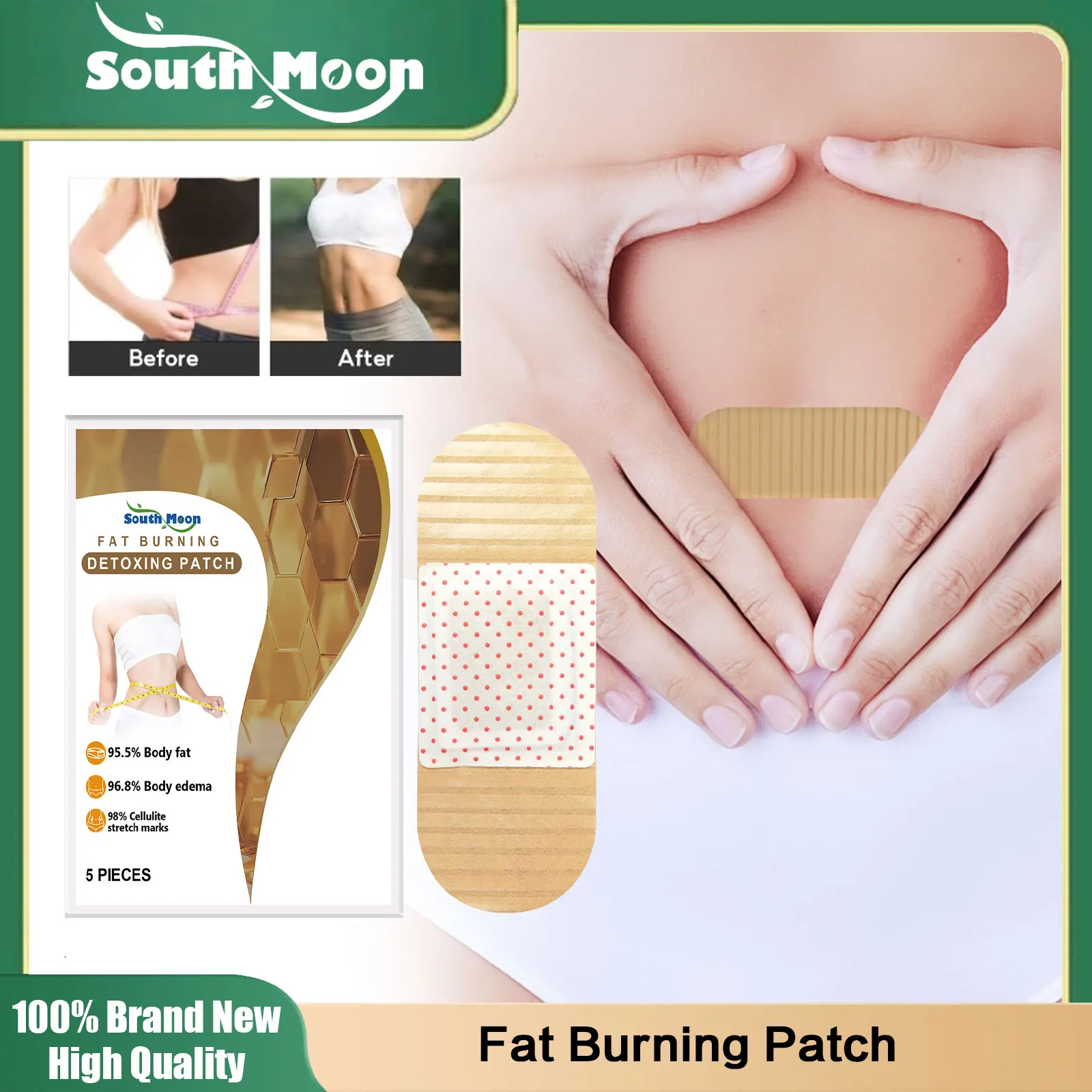 

Thin Arm Stickers Fat Burning S-limming Waist Lose Weight Abdominal Cellulite Detoxification Body Shaping Navel Health Patches