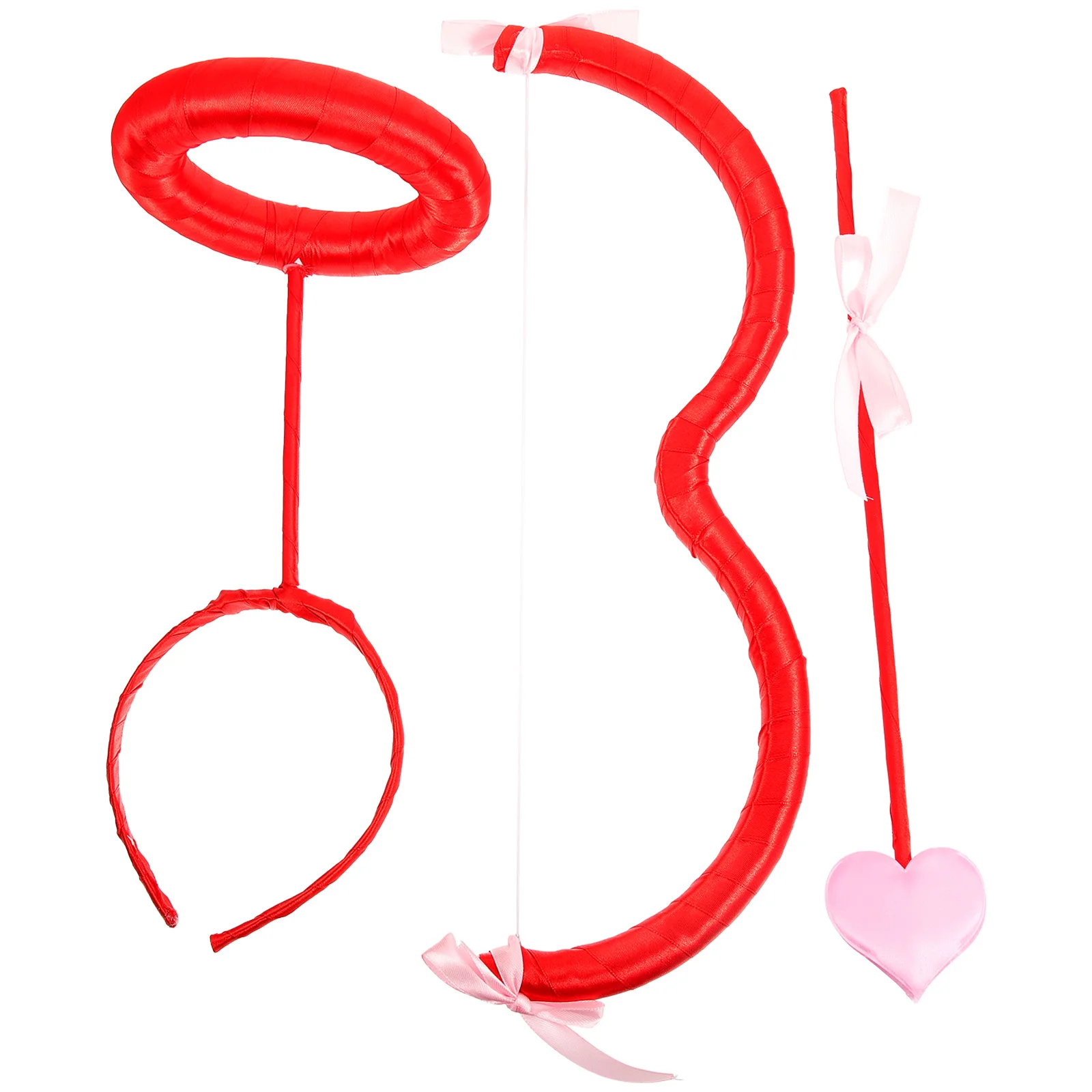 1 مجموعة كيوبيد القوس والسهم الملاك تأثيري الدعامة زي حفلة تنكرية ملحق لخطوبة استحمام الطفل #3