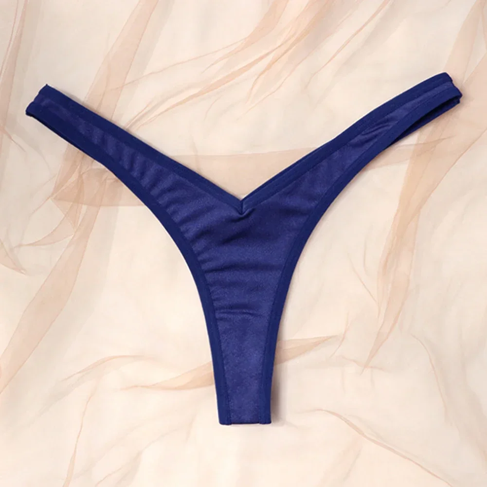 Frauen Sexy V Taille Sexy Sport Thongs G-string Atmungsaktive Höschen Niedrige Taille Unterwäsche Knicker T Hosen Elastische Bikini Unterhose – Detail 12