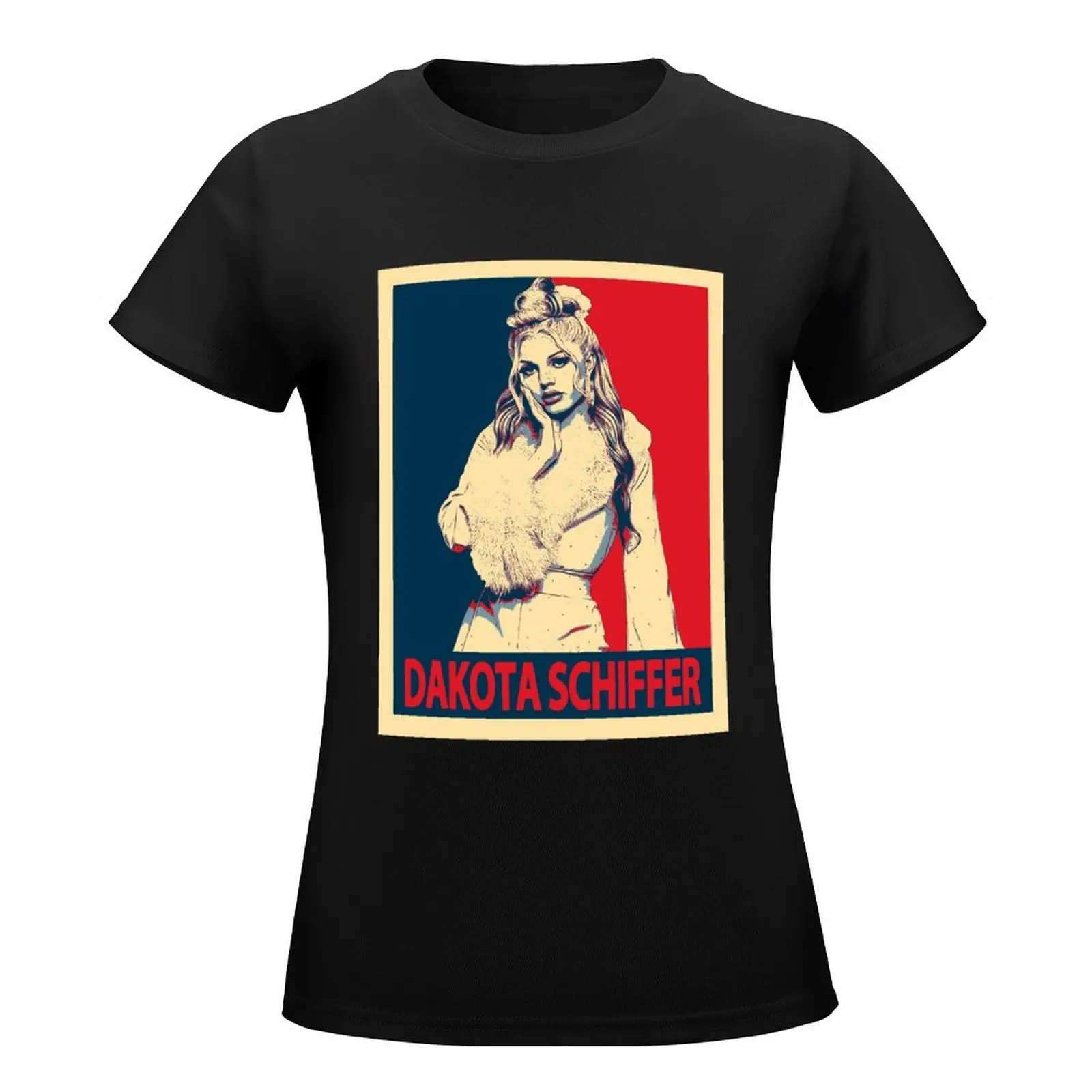 Dakota Schiffer Queen T-Shirt vintage clothes shirts graphic tees Female clothing t-shirts for Women graphic tees