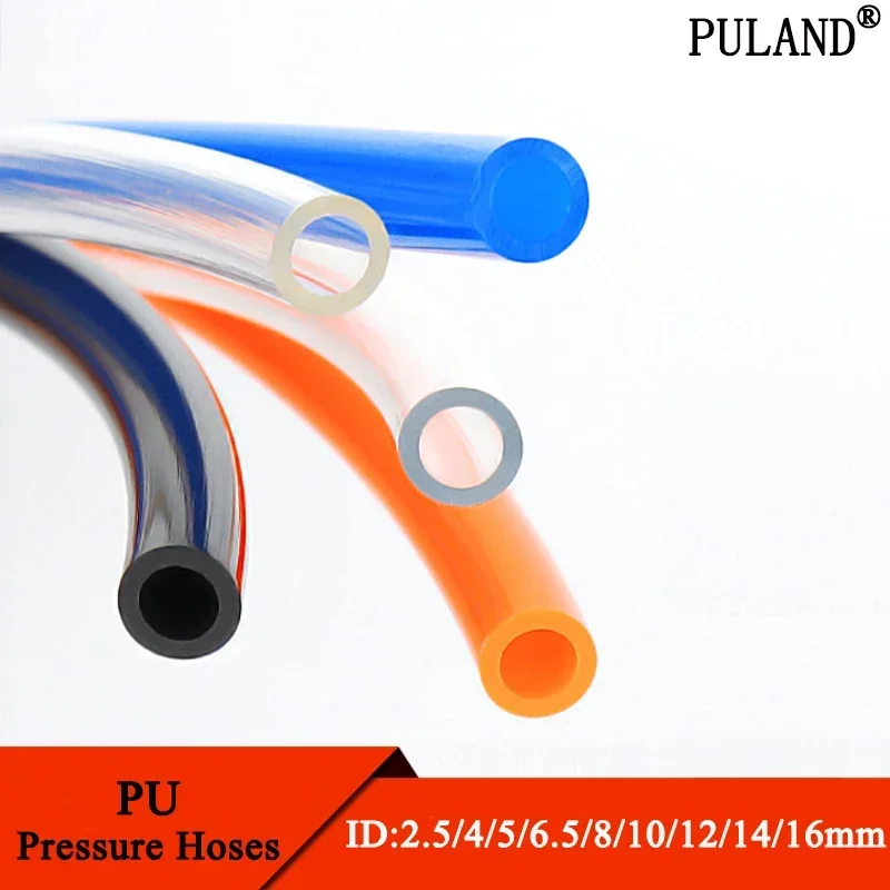 2/5/10 Meter 8mm 6mm 4mm 10mm Air Hose Pneumatic Tube Pipe PU Hoses 12mm 14mm For Compressor Polyurethane Tubing 8x5mm 6x4 12x8