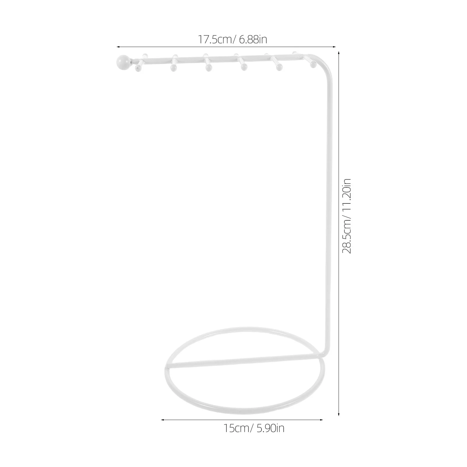 1pcs Iron Jewelry Display Stand Metal Necklace Earring Bracelet Holder Rack For Store Home Live Streaming Setup Organizer