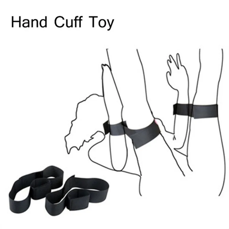 SM Erotic Split Leg Hand Handcuffs Flirting A Word Bondage Belt Adult Male Female Porn ProductsHusband And Wife Passion Sex Toys