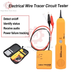 Cable Finder Tone Generator Probe Tracer Wire Tracker Cable Circuit Continuity Tester Features Alligator Clips RJ11 Plug Tool