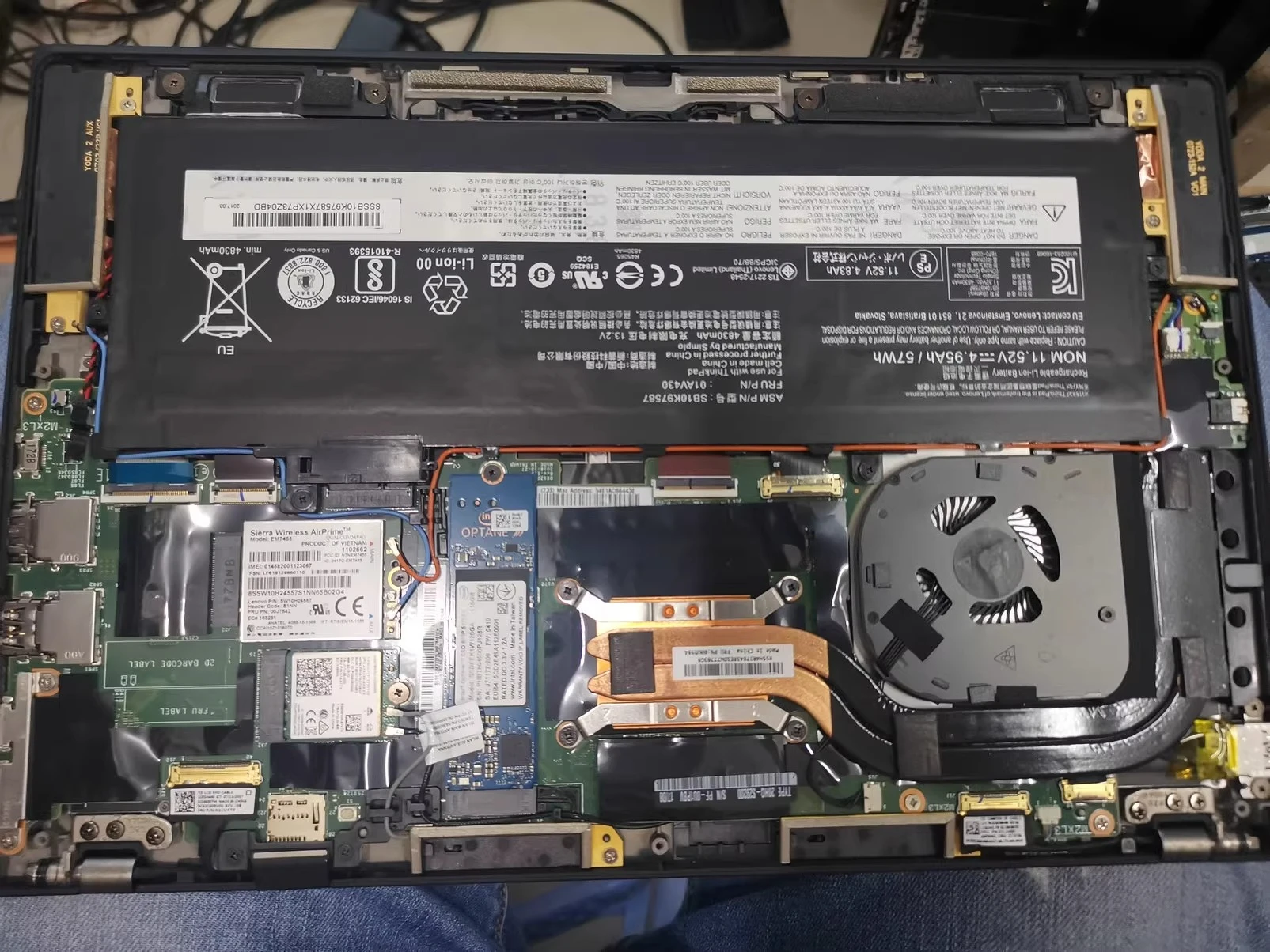 Pour 2017 ThinkPad X1 Carbon 5ème ordinateur portable WWAN 4G Module Internet EM7455 01AX748