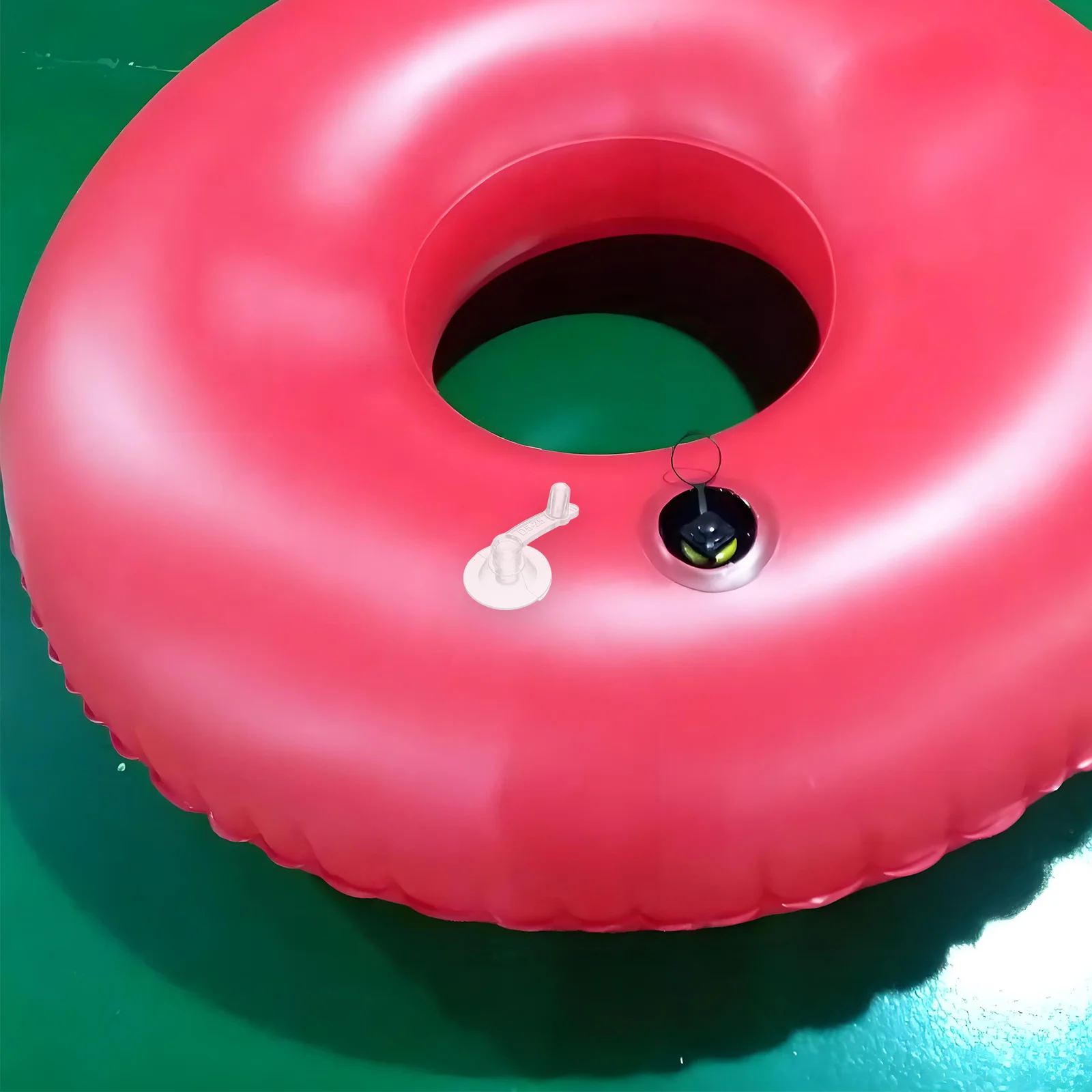 50Pcs Air Pump Nozzle with Sealing Lid Inflatable Pillow Pump Adapter Foot Inflator Nozzle Replacement for Camping Inflating