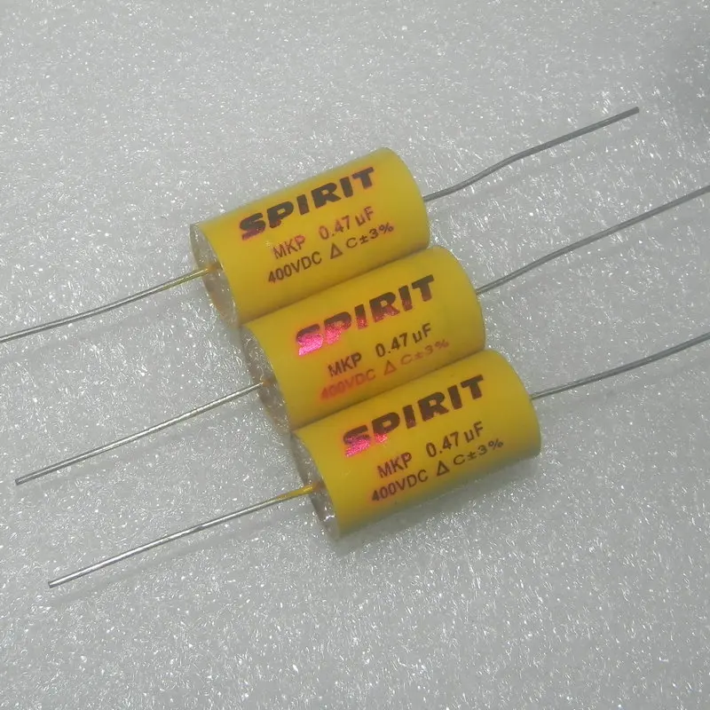 10PCS/LOT  400V 0.47UF MKP Low Loss Axial Audio Film Capacitor