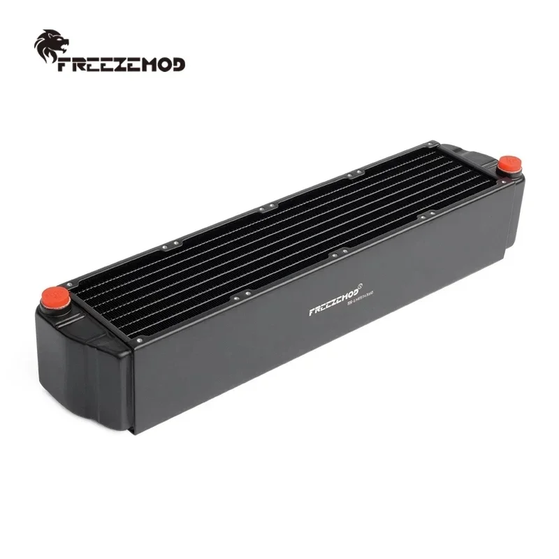 FREEZEMOD Water Cooler 320mm Radiator Aluminum Heatsink 65mm Thick 3-layer Z Water Channel Compatible With 80mm Fans