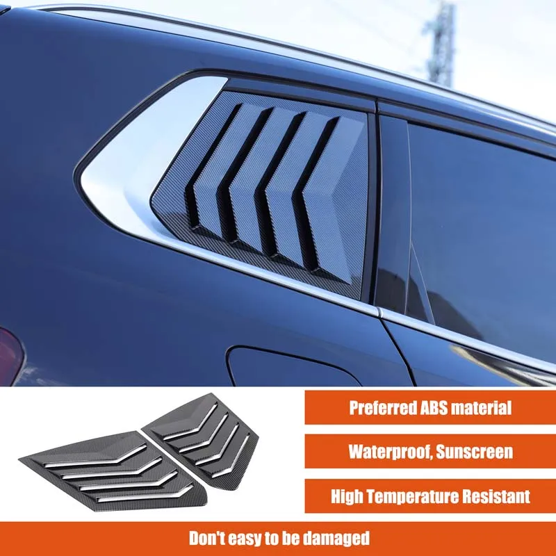 

For BMW X3 G45 2025+ ABS Carbon Fiber Car rear triangle glass blinds decoration sticker car exterior protection accessories