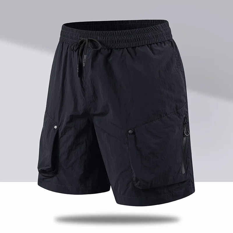 Mens basketball Casual Shorts with Pockets Basic Solid Color Running Short Pants Beach Shorts Men Summer Jogging Streetwear