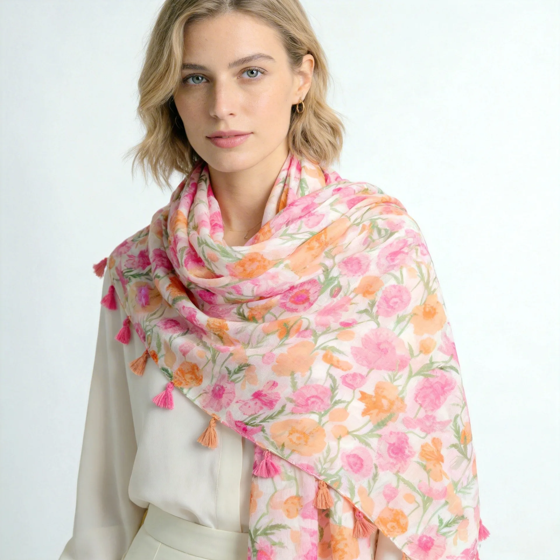 2026-fashion-women-poppy-pattern-tassel-scarves-and-shawls-long-flower-print-wrap-hijab-muffler-beach-foulard-scarf-5-color