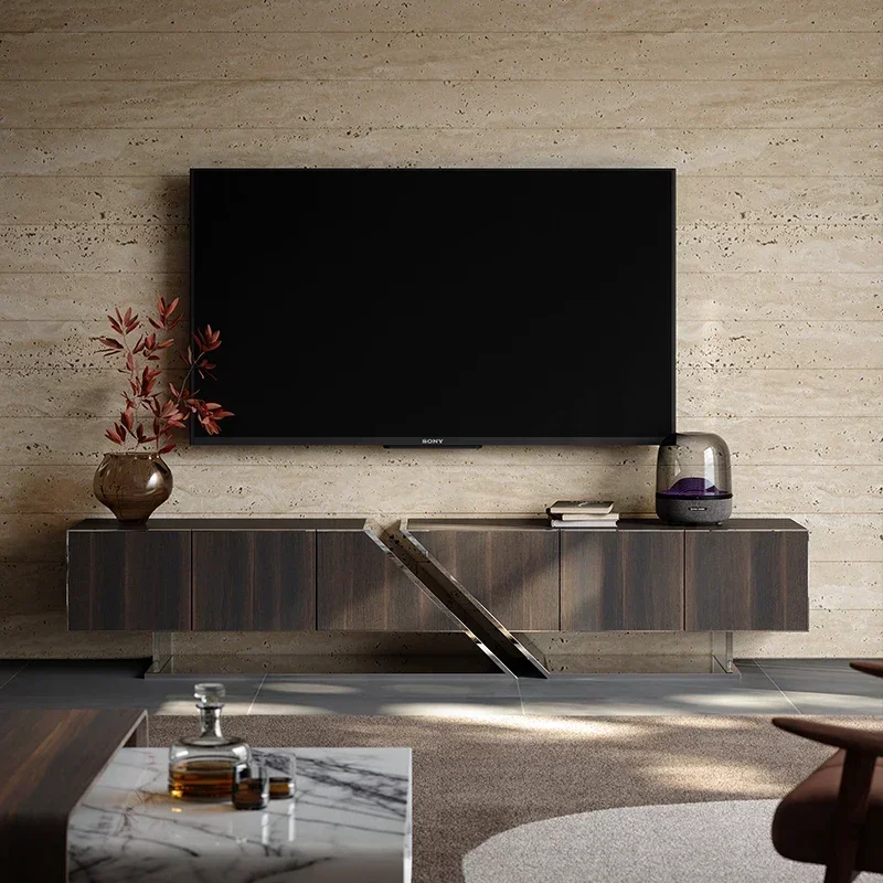 B Modern TV Cabinet Luxury Storage Living Room Nordic Retro Tv Stands Entertainment Suporte Para Tv Trendy Furniture