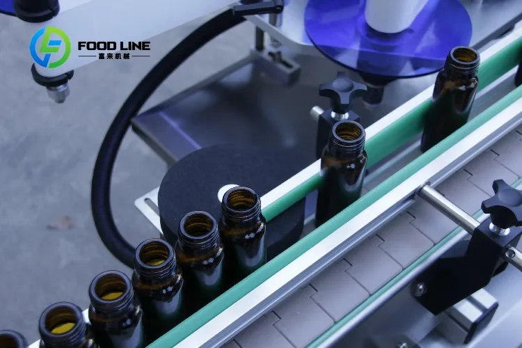 Rotary Round Bottle Labeler Smooth Rotating Roller Design Ensuring Even Label Pasting Without Wrinkle Or Bubble On Surface view 2